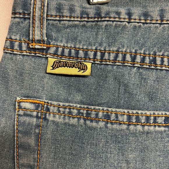 Vintage Heirarchy  Women’s Baggy Blue Jeans Size 32 - Picture 5 of 9